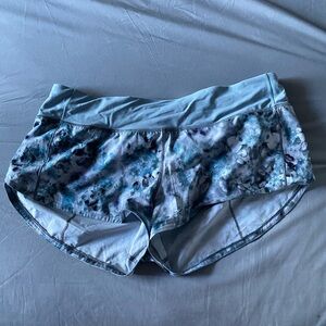 Blue Patterned lululemon Athletic Shorts